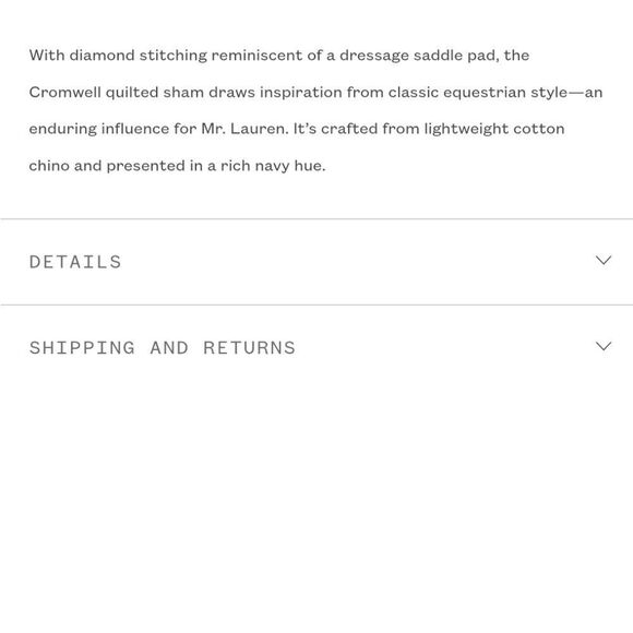 Lot Of 3 NWT Ralph Lauren Euro Sham Cromwell Quilted Camel Beige Tan $855 Value - Picture 11 of 12